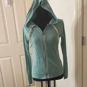 Aeropostale Women's Aqua Zip-Up Hoodie